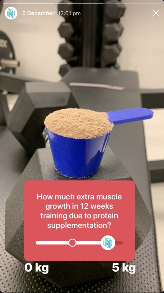 Protein muscle instagram poll