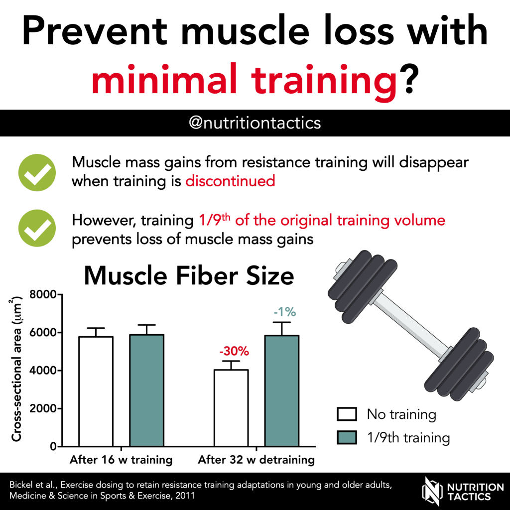 Muscle preservation training